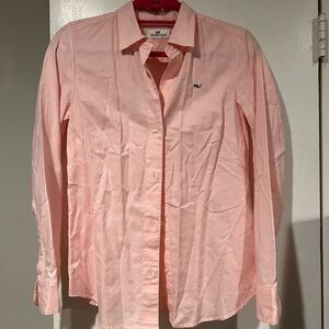 Vineyard Vines Women’s Pink Button-Down Shirt